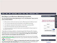 Tablet Screenshot of localbusinessmarketingsuccess.com